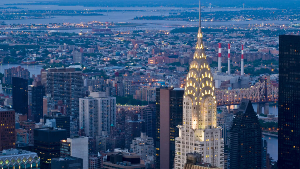 Chrysler Building, New York, the best architectural drafting in USA